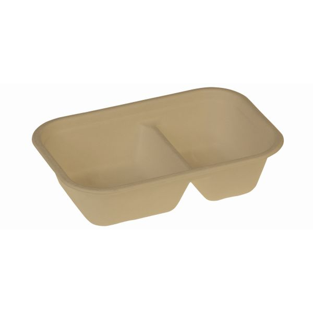 Pacovis Schale nature,420/250ml 2-tlg., r.eckig, 229x153x57mm