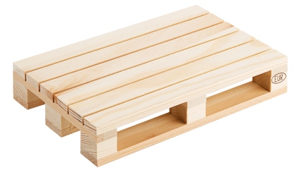 Contacto Holzpalette 20 x 13 cm, natur