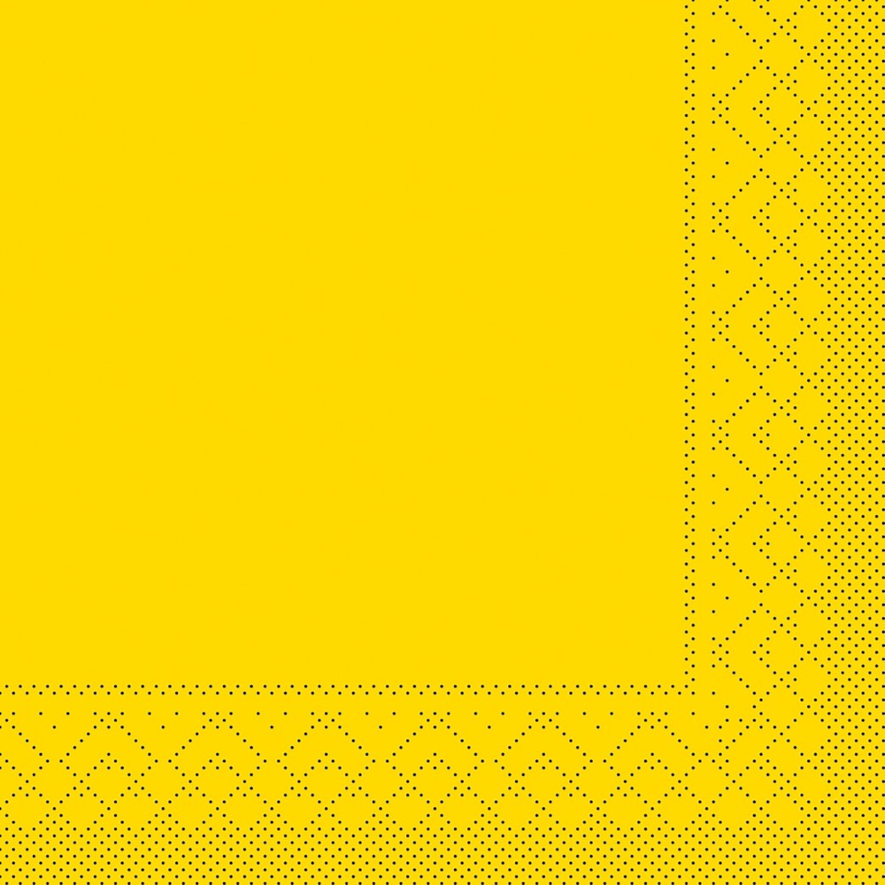 Mank Serviette Basic gelb 40 x 40 cm 1/4 Falz