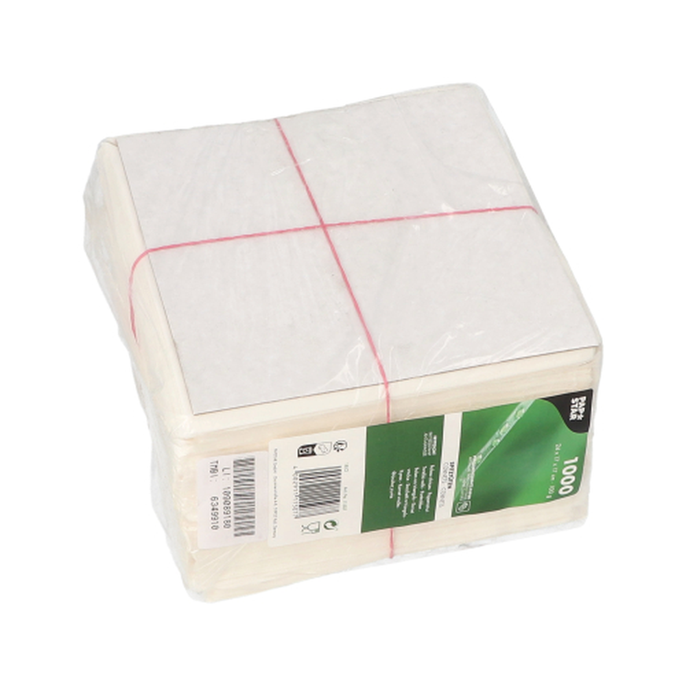 PAPSTAR Spitztüten, Pergament-Ersatz 17 cm x 17 cm x 24 cm weiss Füllinhalt