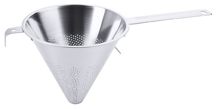 Contacto Spitzsieb mit Flachgriff 18 cm