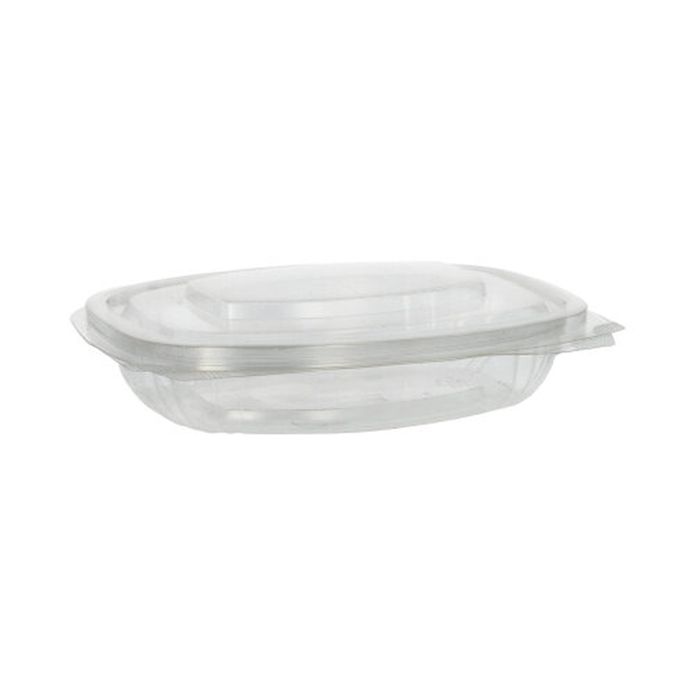 PAPSTAR Feinkost- und Salatschalen mit Klappdeckeln, PLA pure 250 ml 3,1 cm