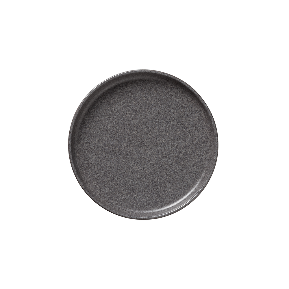 WAS Teller Set ROCKZZERO, flach, Ø 22 cm, Set á 6 Stück, stone grey, Steinzeug