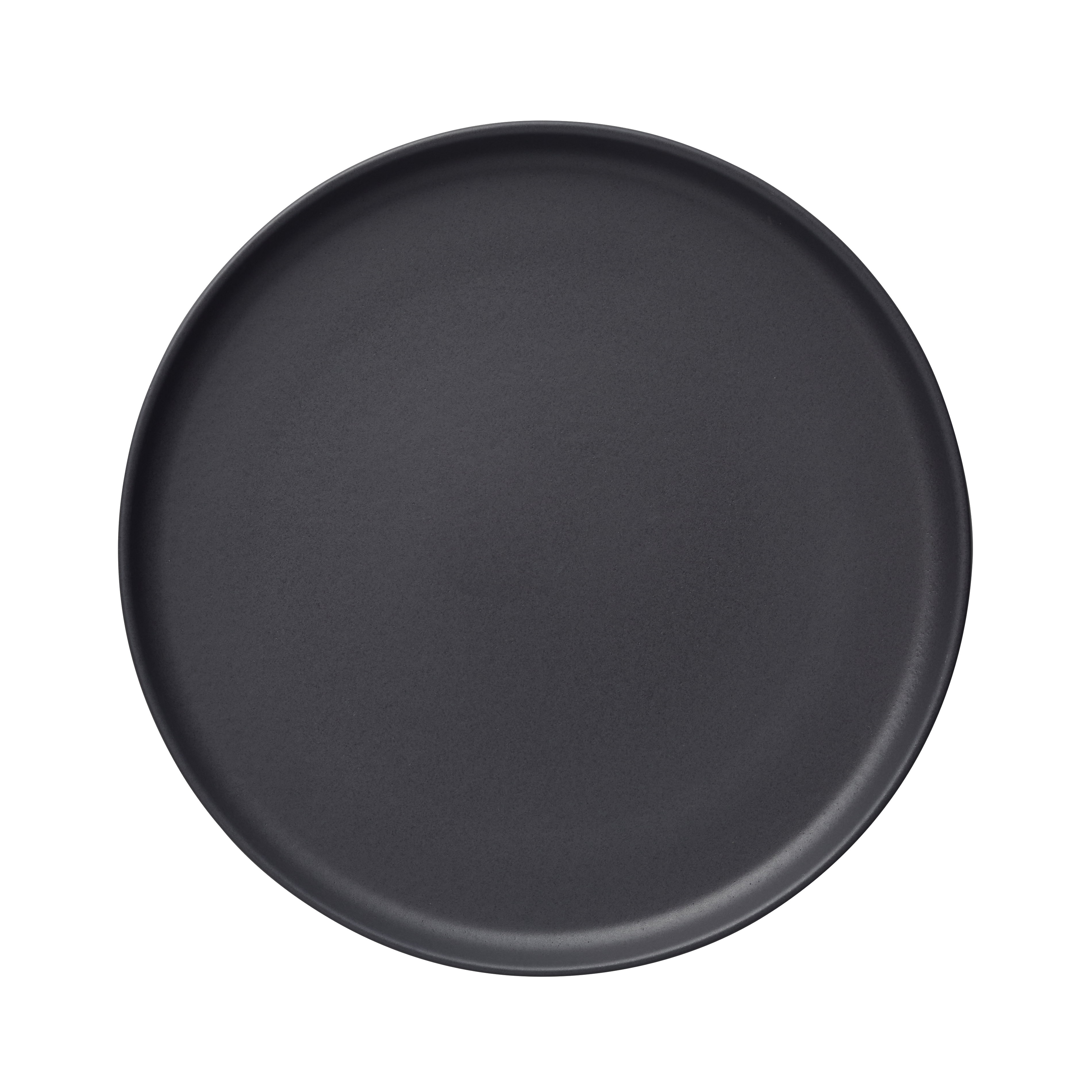 WAS Teller Set ROCKZZERO, flach, Ø 28 cm, Set á 6 Stück, midnight, Steinzeug