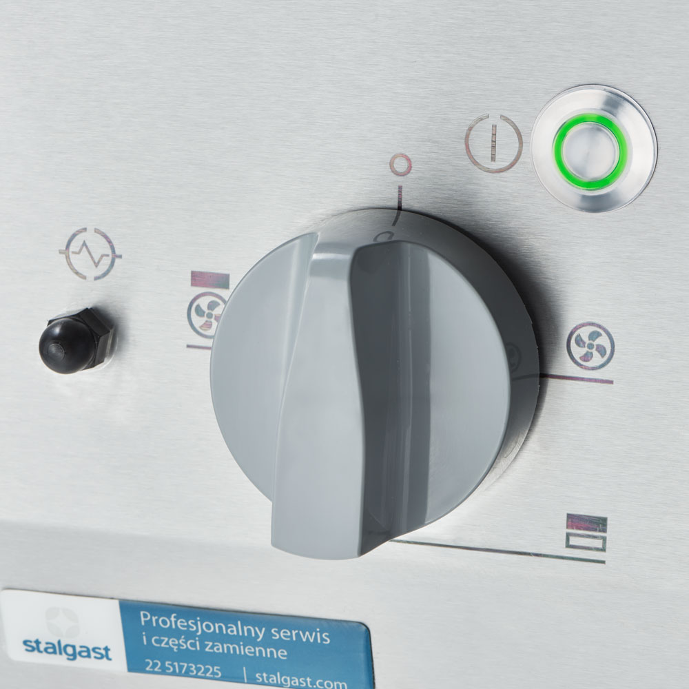 Stalgast Gasherd ECO 4 Brenner mit Elektro-Heißluftofen (600 x 400 mm / GN 1/1) 