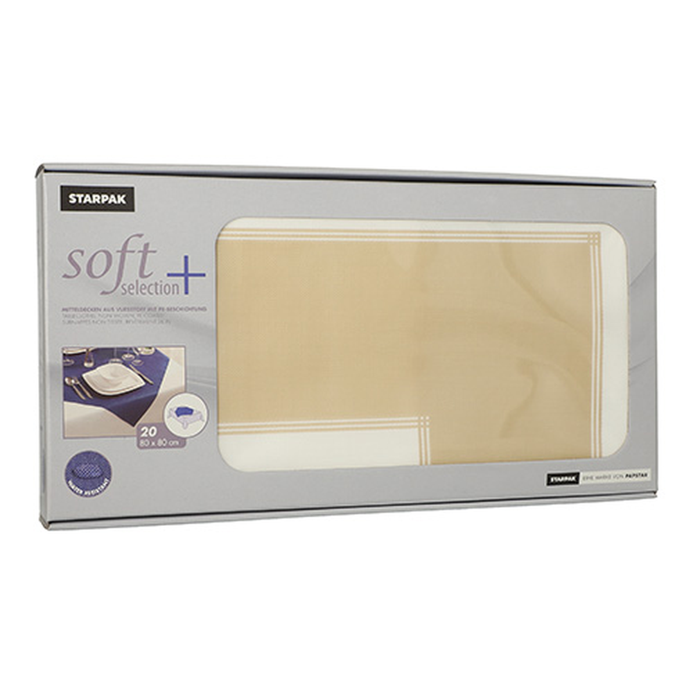 PAPSTAR Mitteldecken, stoffähnlich, Vlies soft selection plus 80 cm x 80 cm