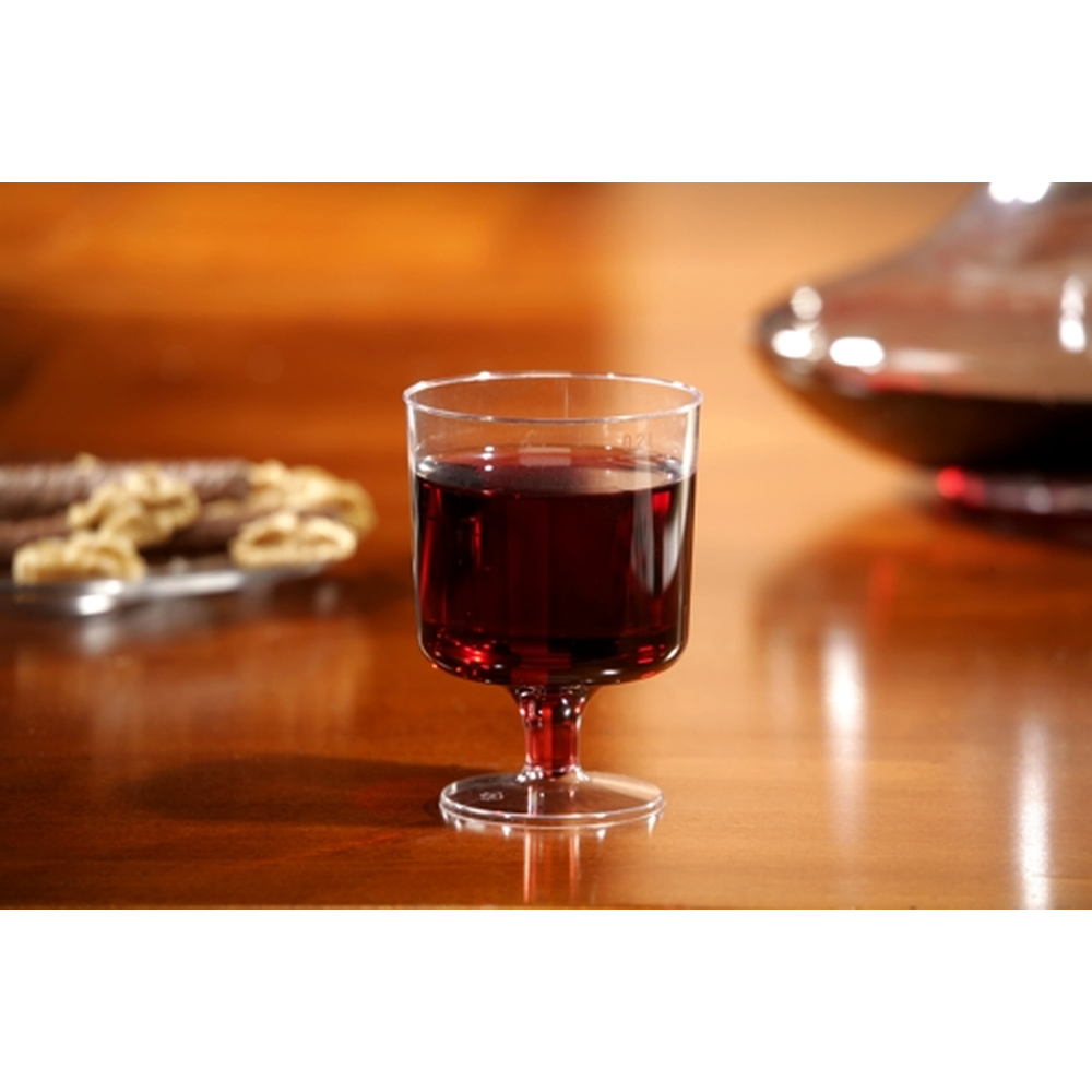 Papstar Stiel-Gläser für Rotwein, PS 0,2 l Ø 7,2 cm · 10 cm glasklar einteilig