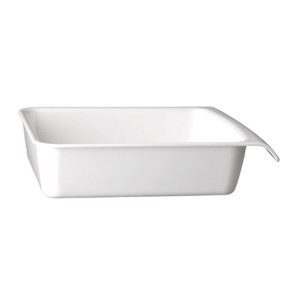 APS GN 1/2 Schale -CASCADE- 32,5 x 26,5 cm, H: 7,5 cm , Melamin, weiß, 3,65 Lite