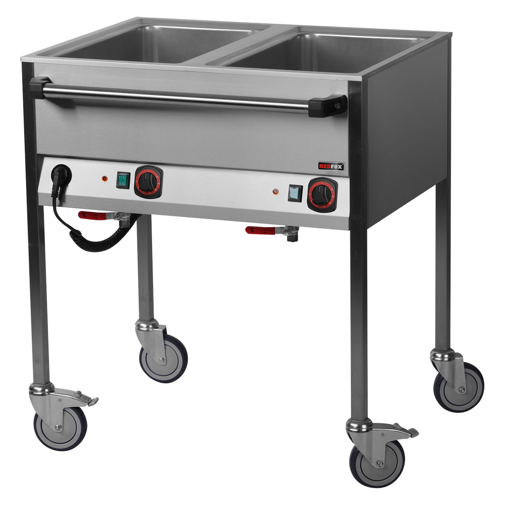 RM Gastro Bain Marie elektrisch GN 2-1/1 Steuerung auf der längeren Seite / REDF