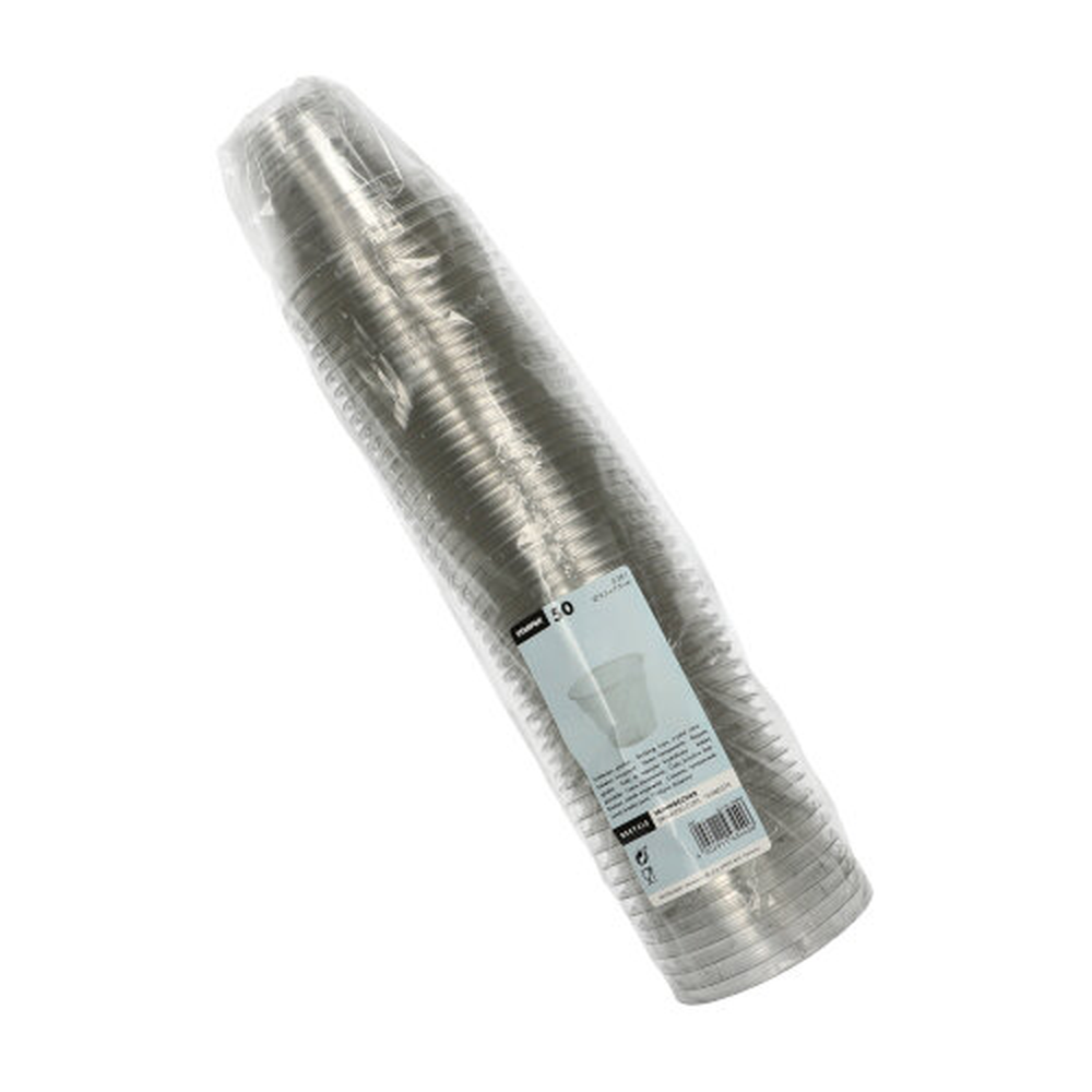 Papstar Trinkbecher "Hurricane", PET 0,28 l Ø 9,5 cm · 7,3 cm glasklar