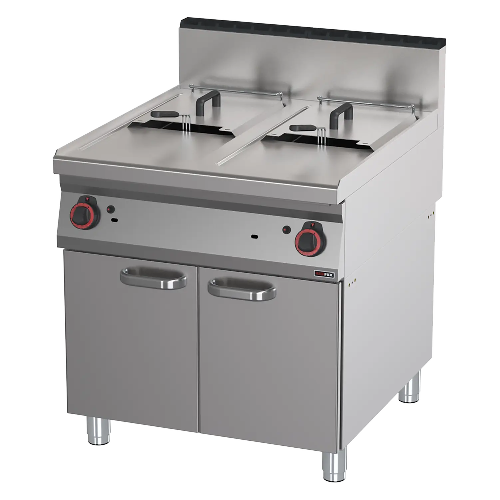 RM Gastro Gasfritteuse 2x 17 l / REDFOX - FE 90/80-17 G