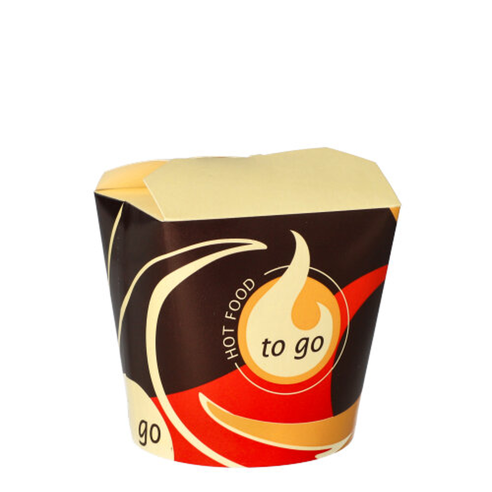 Papstar Snackboxen "To Go" rund 750 ml 10,1 cm x 10 cm x 9,1 cm