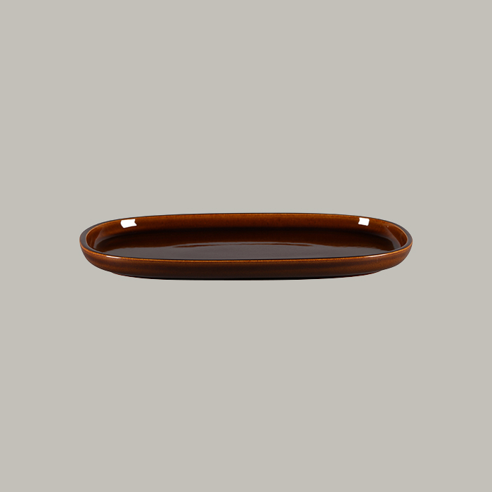 RAK Platte oval - honey  Serie: Ease L 33.2 cm / W 23 cm / Ht. 2.5 cm