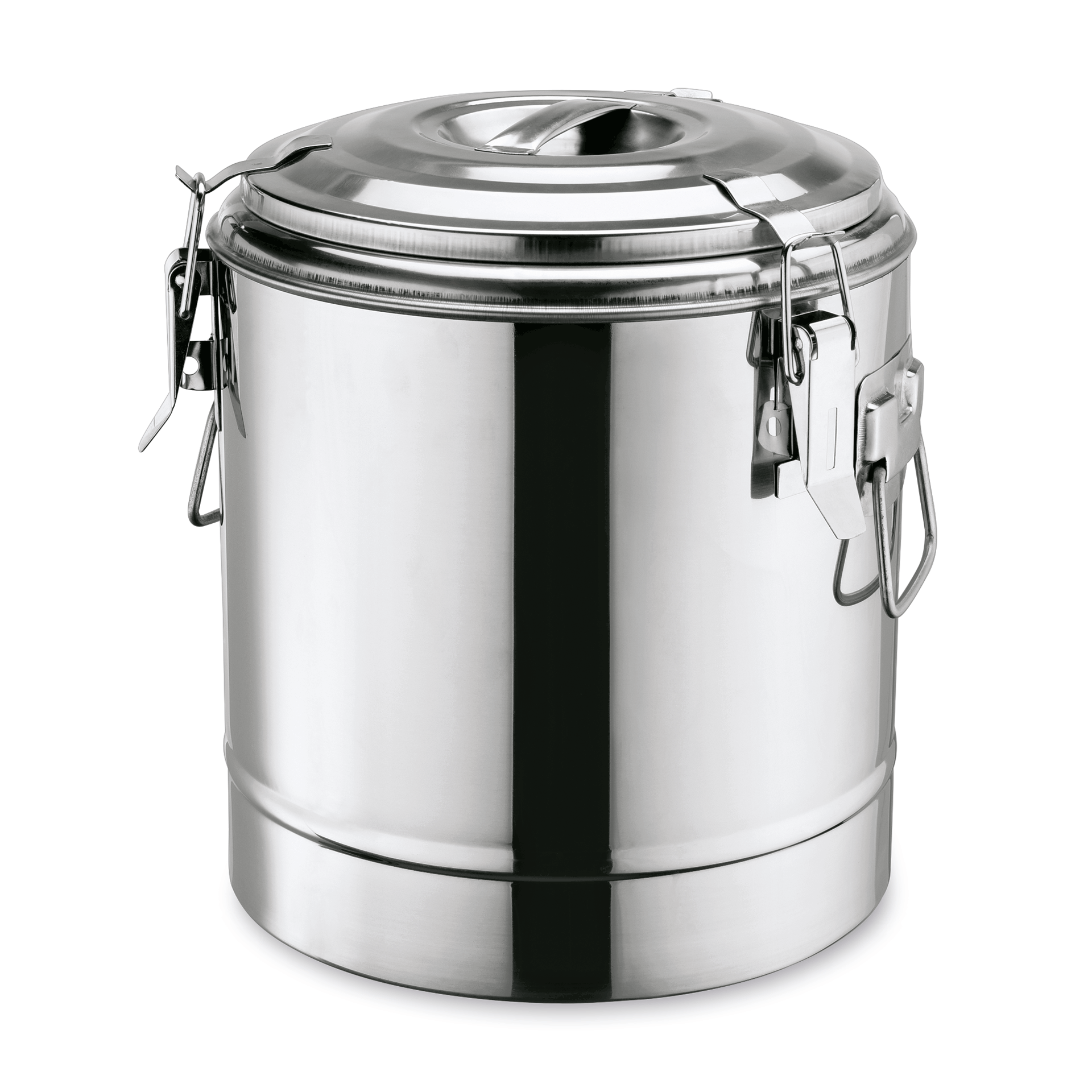 WAS Thermospeisetransportbehälter, 12 ltr., Ø 30 cm, Chromnickelstahl