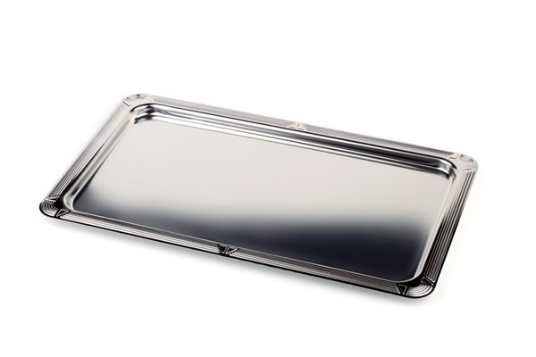APS GN 1/2 Tablett -PROFI LINE- 32,5 x 26,5 cm, H: 1,5 cm , 18/10 Edelstahl