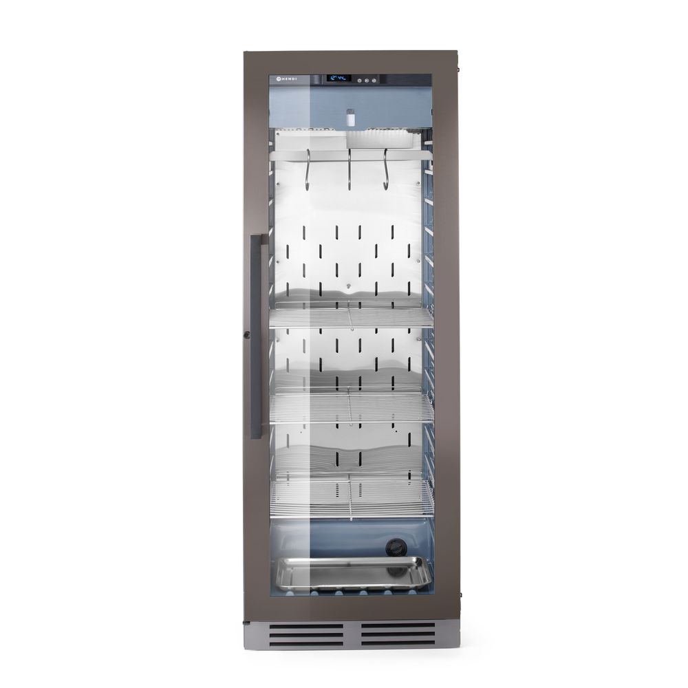 Kühlvitrine, Einbaukühlung, Glasfront, Staffelebene, Schublade