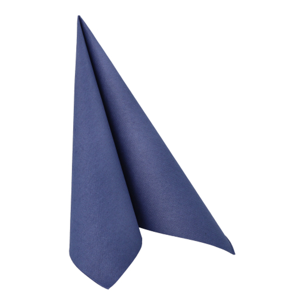 PAPSTAR Servietten ROYAL Collection 1/4-Falz 40 cm x 40 cm dunkelblau in Pa