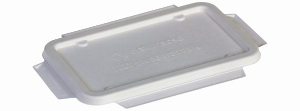 Pacovis Flachdeckel 1/4 ZR weiss, 265x162mm