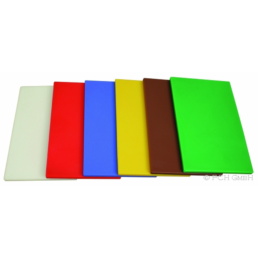 WAS HACCP Schneidbrett GN 1/1 HACCP CHOPPING BOARDS, 53 x 32,5 x 2 cm, grün, Pol