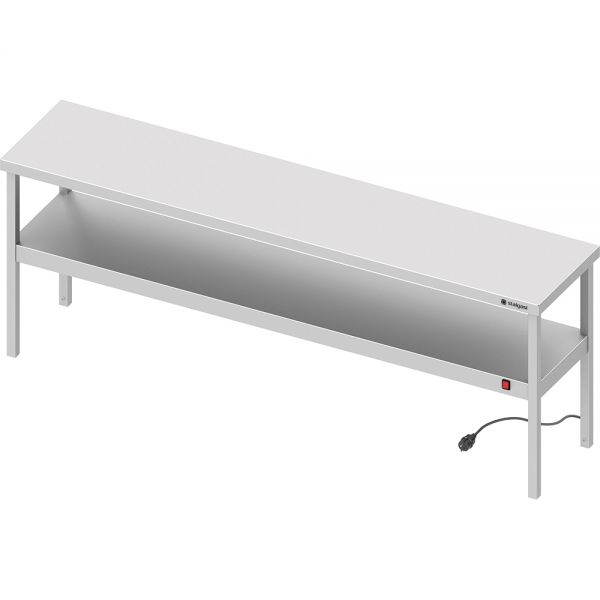 Stalgast Wärmebrücke 2-etagig 1700x300x700 mm mit Keramik-Infrarot-Strahlern