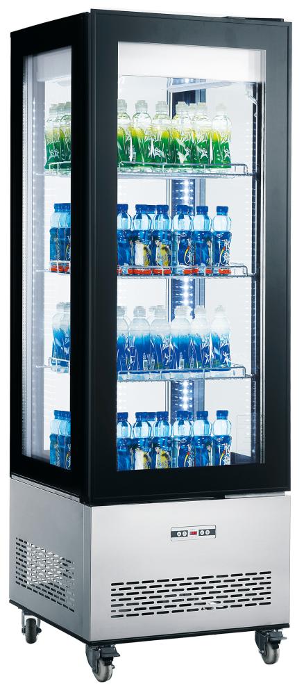 KBS Panorama-Kühlvitrine Quad, 400 Liter