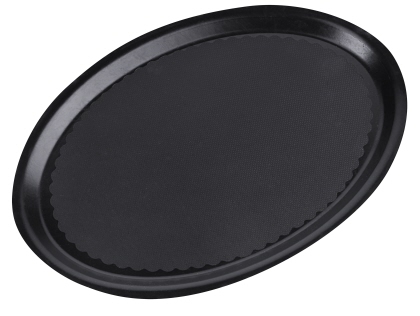 Contacto Tablett, Glasfaser Polyester oval, rutschfest 29 x 21 cm,