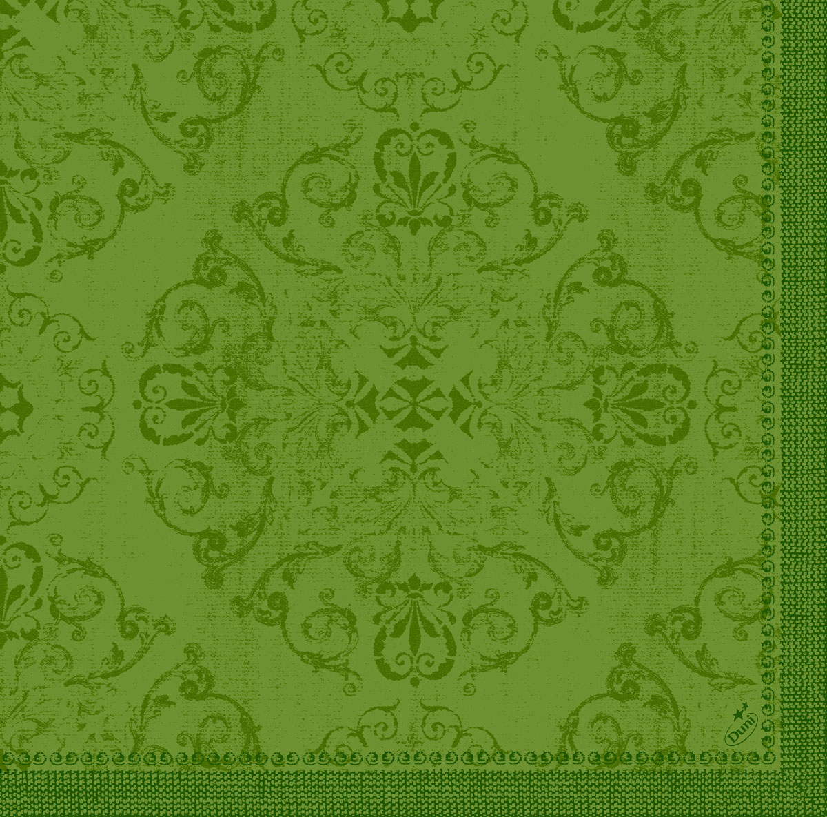 Duni Dunilin-Servietten 40 x 40 cm 1/4 Falz Opulent leaf green