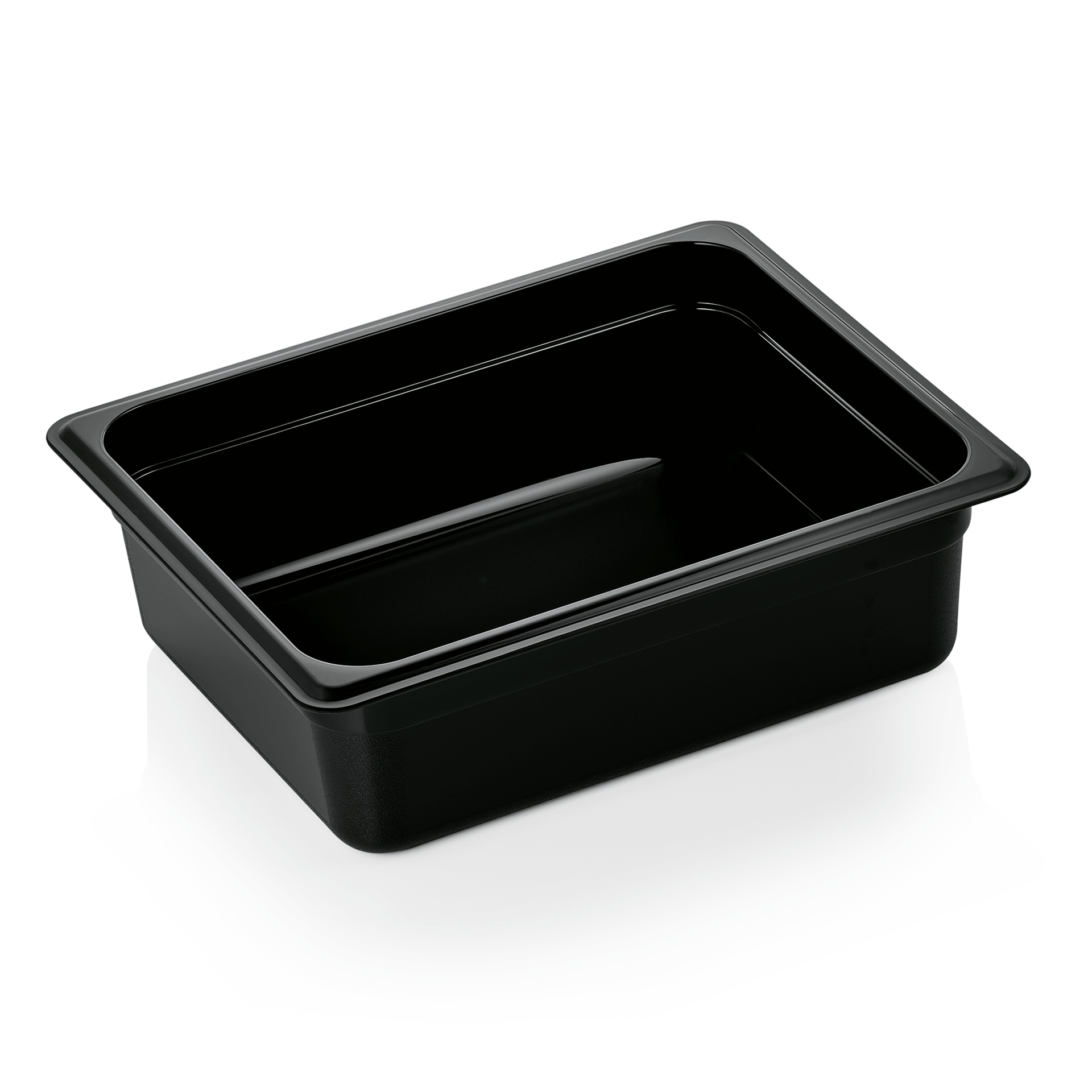 WAS GN Behälter 1/2-100 mm, schwarz, Polycarbonat GN 95