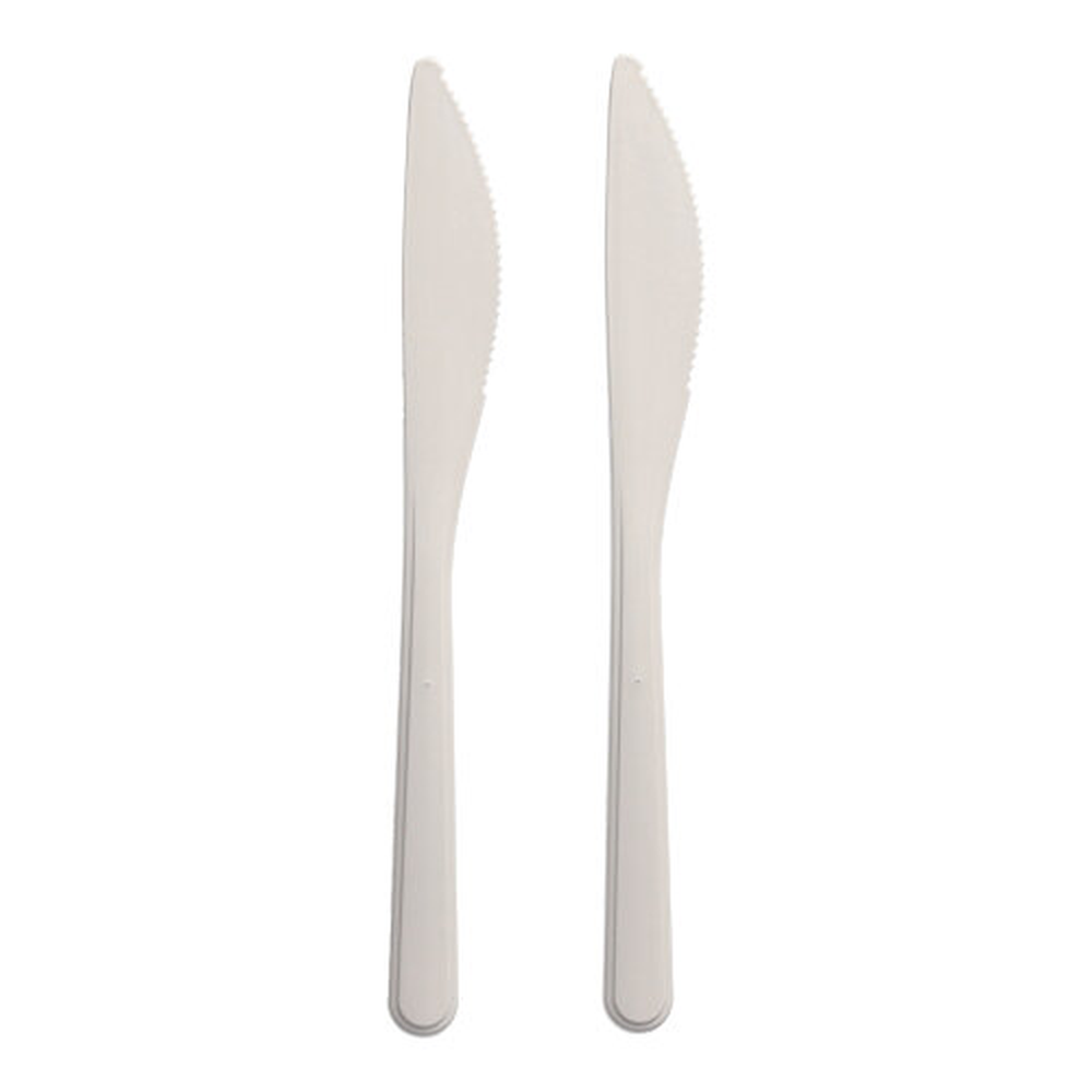Papstar "Circulware" Mehrweg-Messer PP-MF 18,5 cm weiss extra stabil