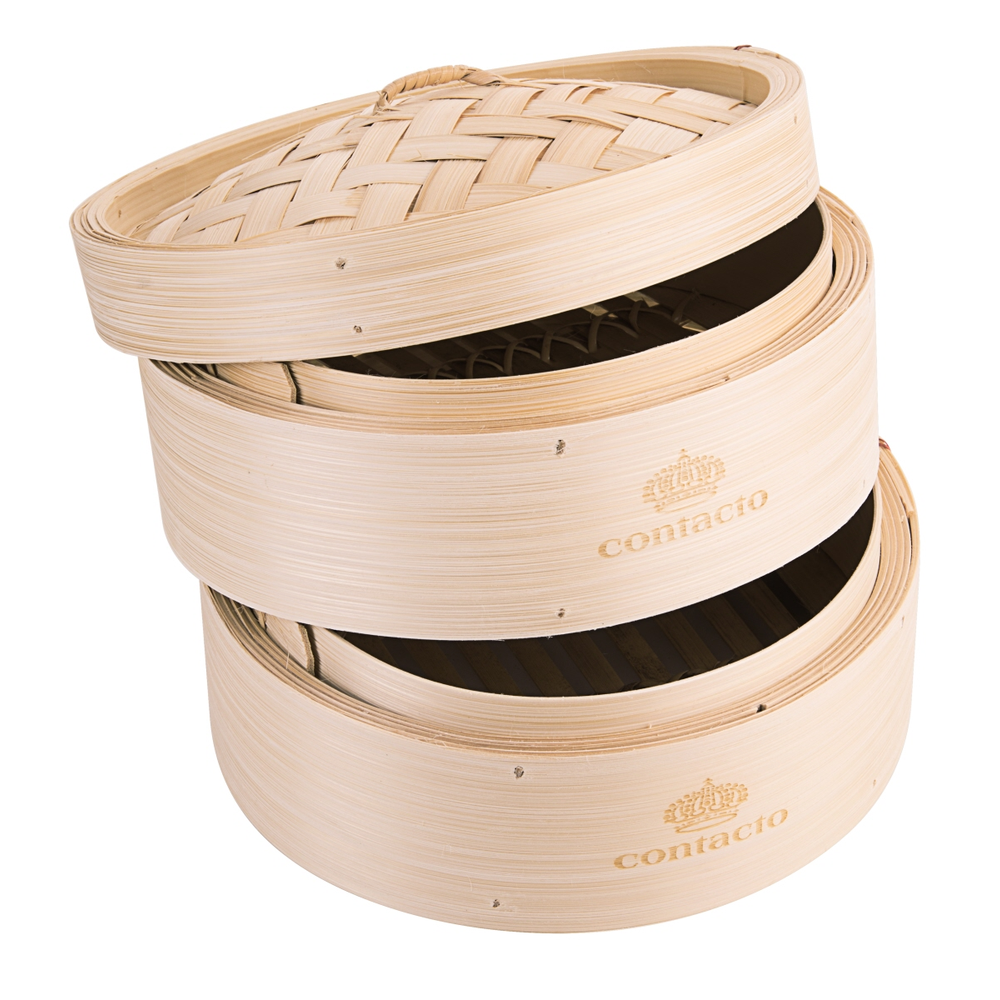 Contacto Dampfgarkorb, doppelt 15 cm Durchmesser: 15 cm, Gesamthöhe: 15 cm, Höhe