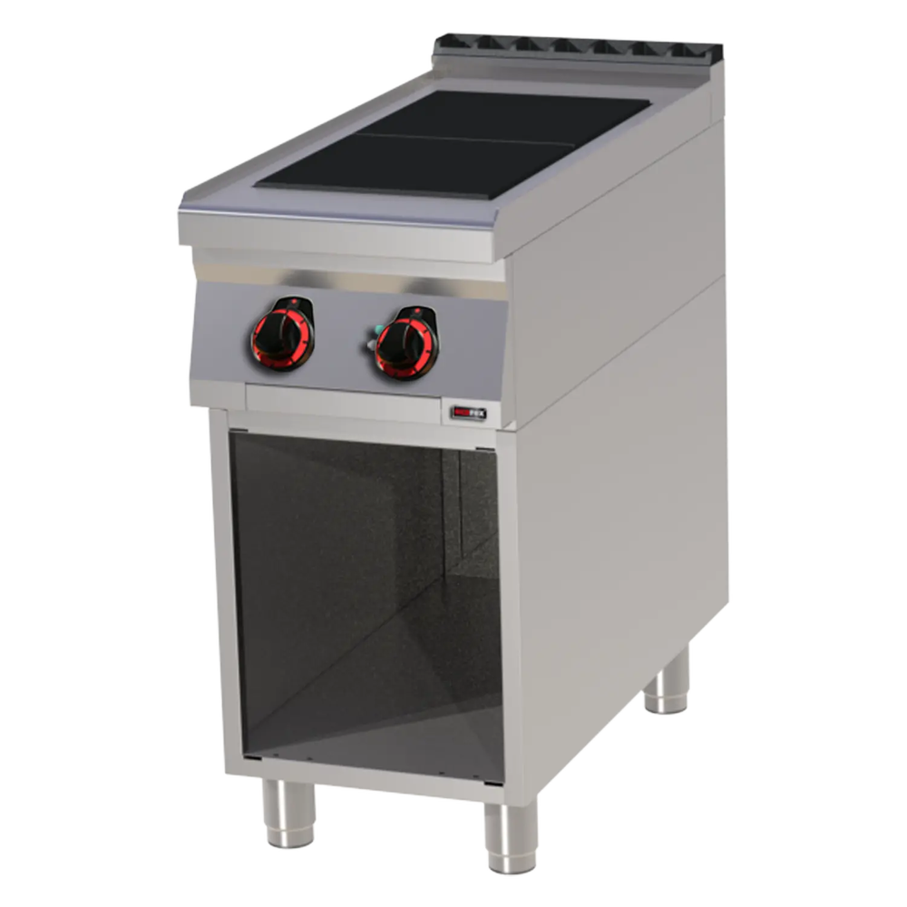 RM Gastro Herd elektrisch 2x Kochfeld mit Unterbau 400 V / REDFOX - SPL 90/40 E