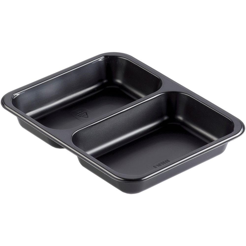 Duni PP-Schale Caterline 2-geteilt 227 x 178 x 32 mm