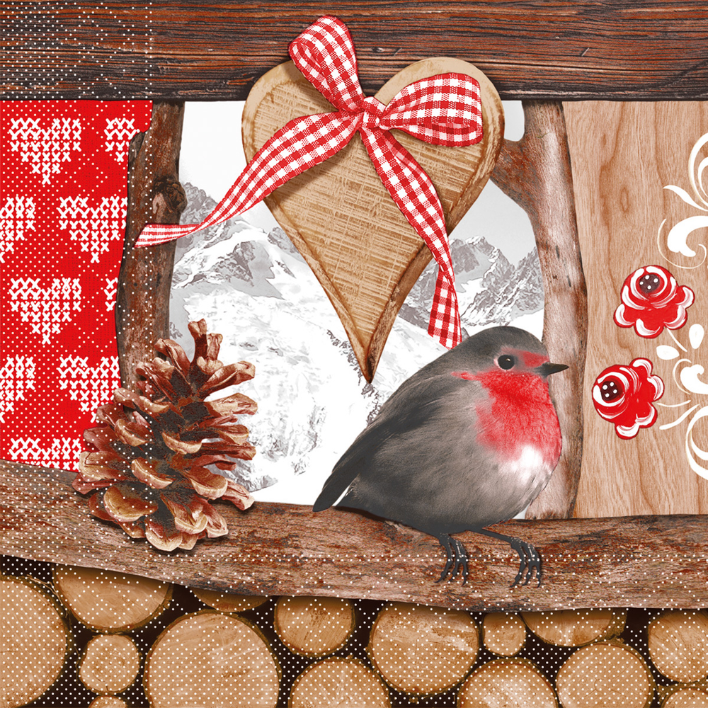 Mank Serviette Gizmo 40 x 40 cm 1/4 Falz
