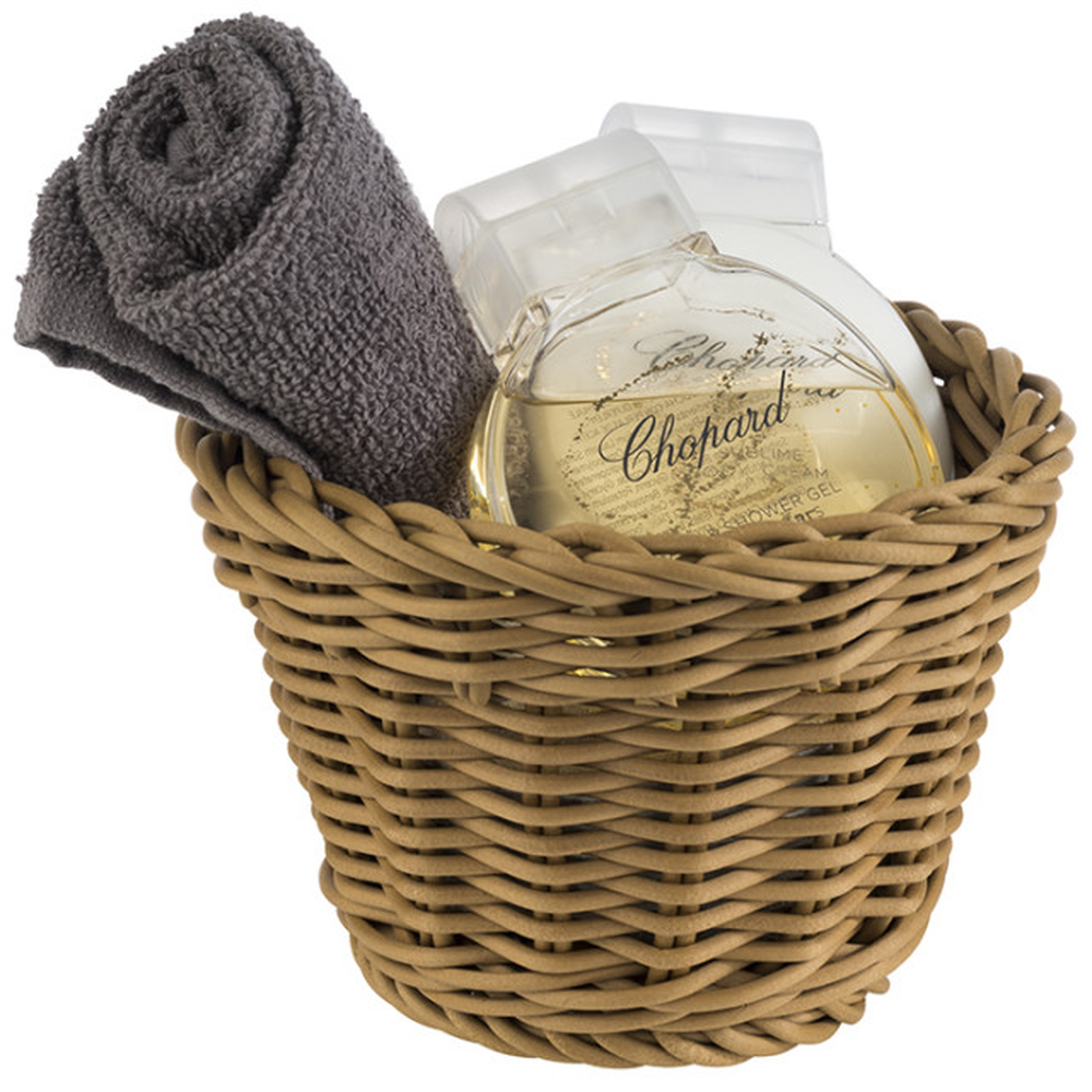 APS Korb, rund Ø 13 cm, H: 10 cm , Polypropylen, braun