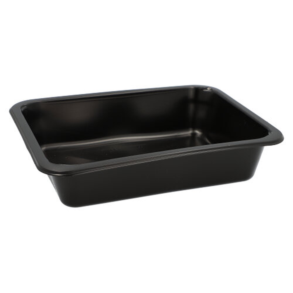Papstar Mehrweg-Menüschalen PP ungeteilt 4,5 cm x 22,7 cm x 17,8 cm schwarz