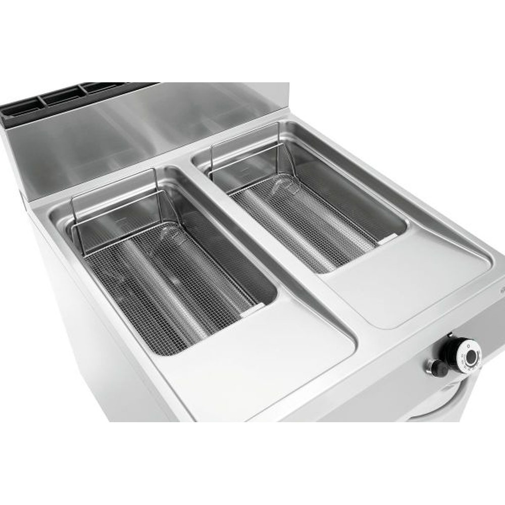 Bartscher Gas-Standfritteuse, 2 Becken