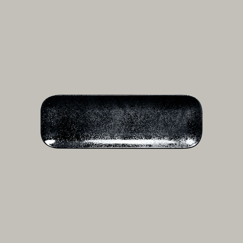 RAK Platte rechteckig Serie: Karbon L 33.2 cm / W 10.8 cm / Ht. 1.8 cm