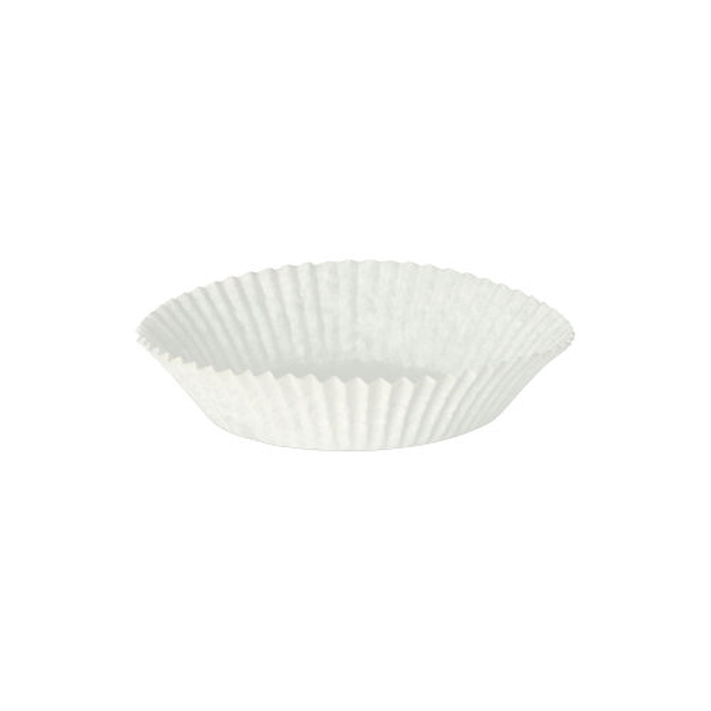 Papstar Backförmchen rund Ø 6,5 cm · 2 cm weiss