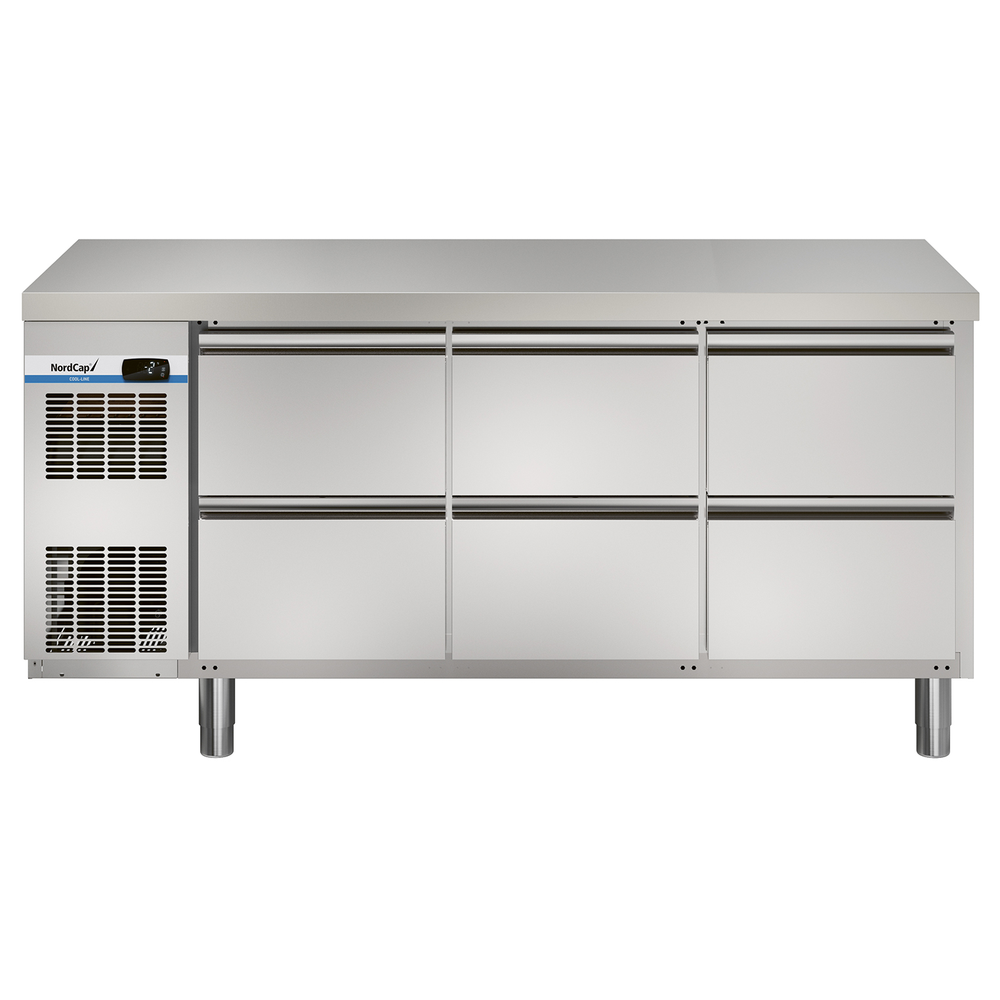 Nordcap COOL-LINE Kühltisch (3 Abteile) KT-CL 1695 6Z