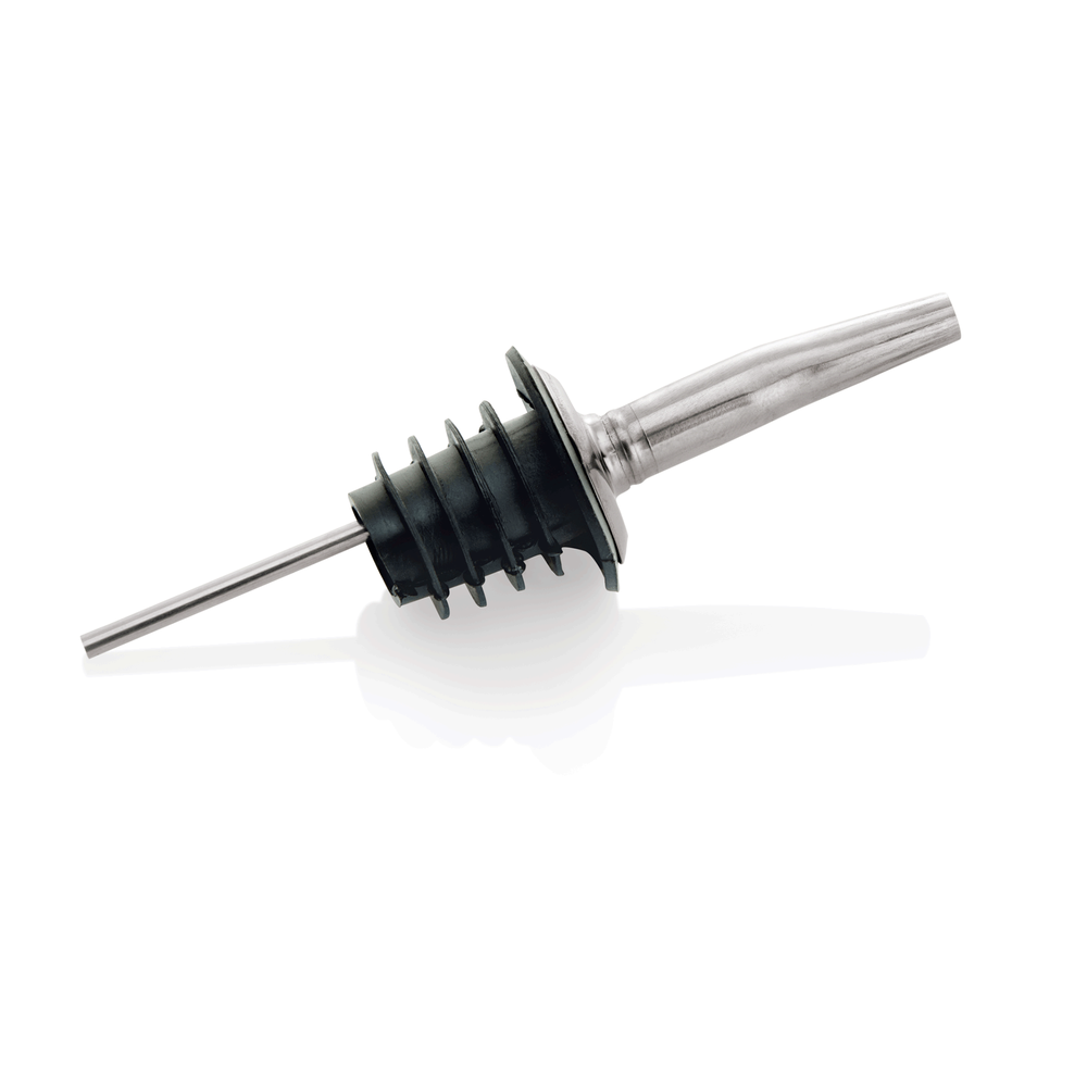 WAS Ausgießer Set, 12 cm, Set á 12 Stück, Chromnickelstahl 18/8, Kunststoff