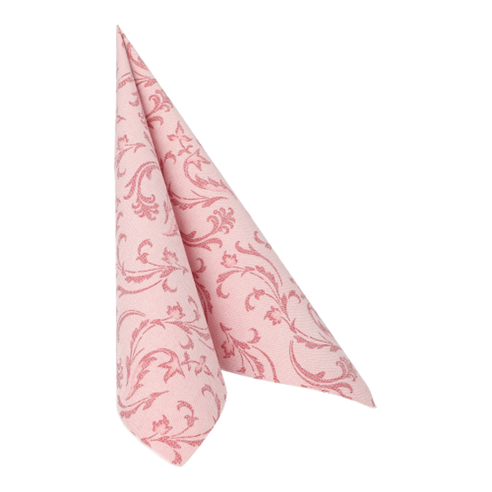 PAPSTAR Servietten ROYAL Collection 1/4-Falz 40 cm x 40 cm bordeaux Damas