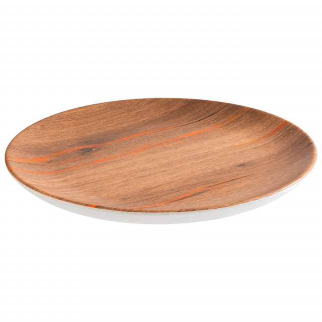 APS Teller -CRAZY WOOD-            Ø 26 cm, H: 2 cm