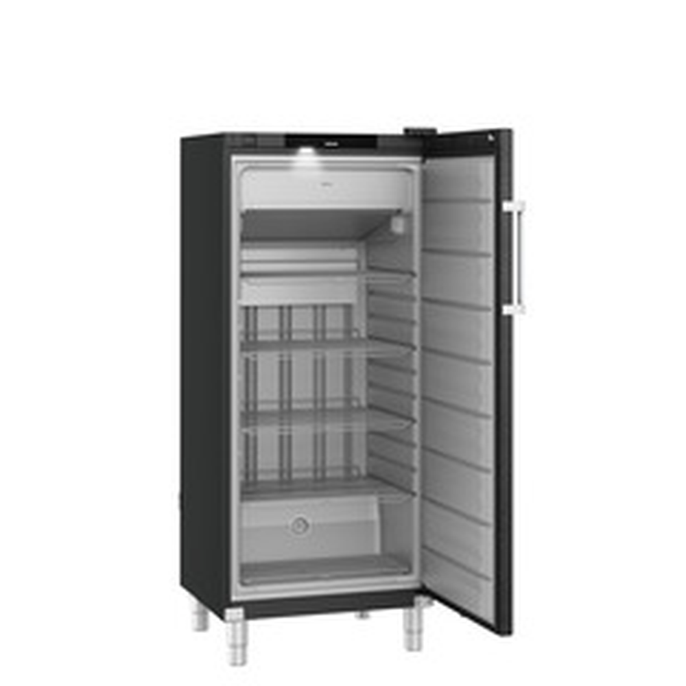 Liebherr Standgefrierschrank mit NoFrost, BlackSteel FFFBvg 5501-20