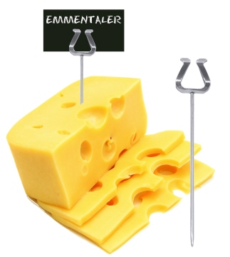 Contacto Einsteck-Kartenhalter 10 cm