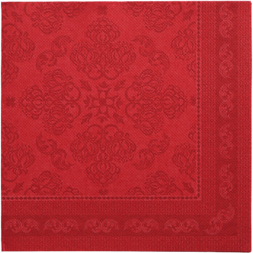 PAPSTAR Servietten ROYAL Collection 1/4-Falz 40 cm x 40 cm bordeaux Arabe