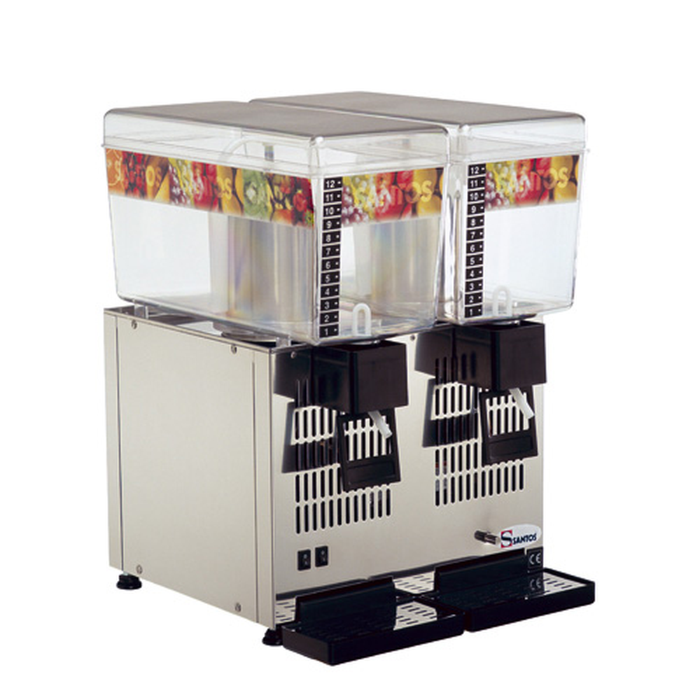 Santos Dispenser fü r gekü hlte Getränke - 2 Behälter x 12 l
