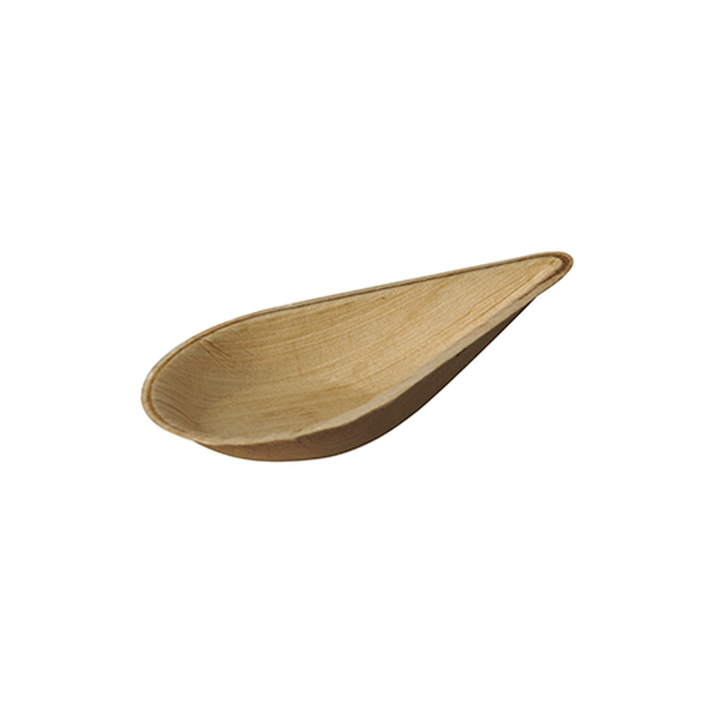 Papstar Fingerfood - Löffel, Palmblatt "pure" 12 cm "Asia"