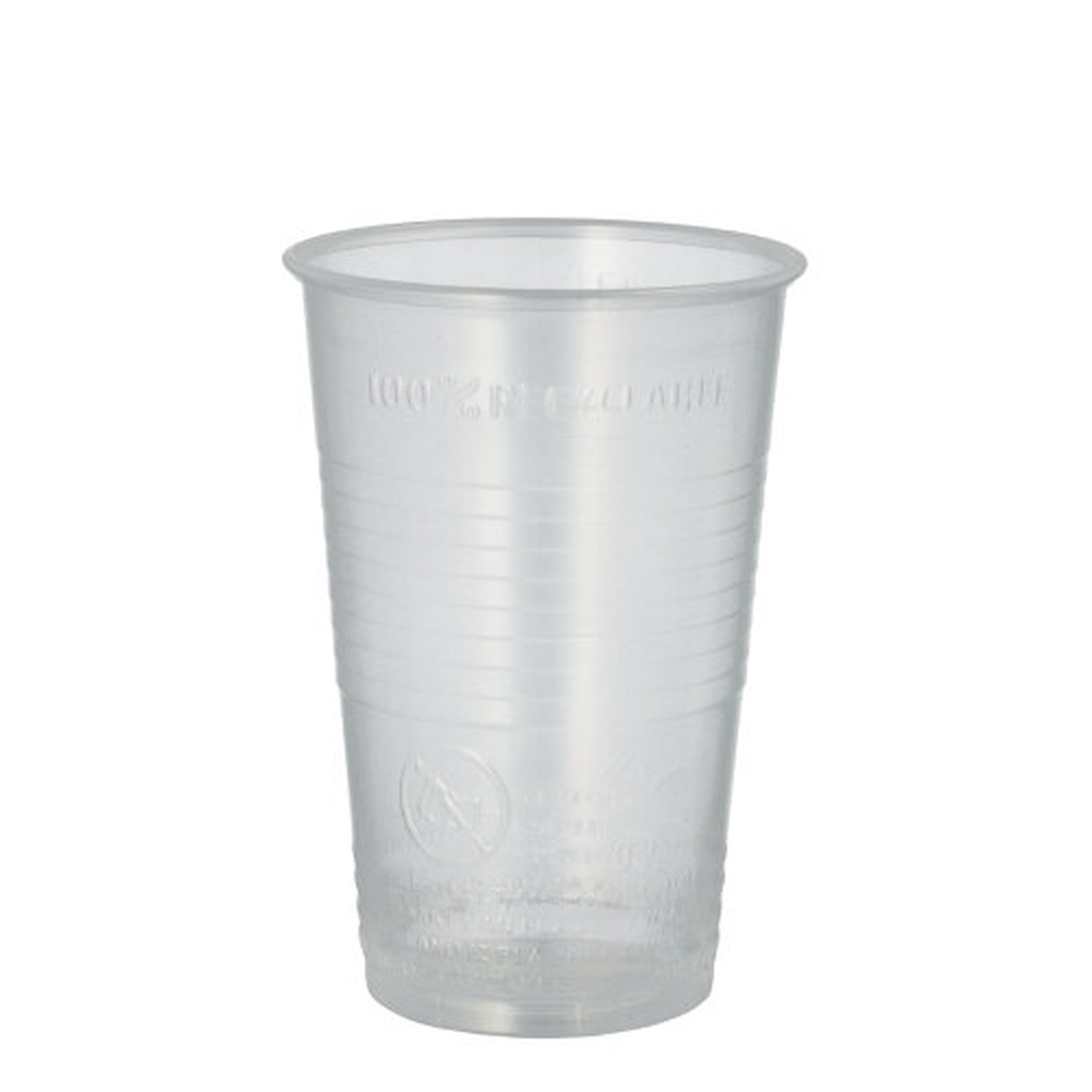 Papstar Trinkbecher, PP 0,3 l Ø 7,8 cm · 11,3 cm transparent