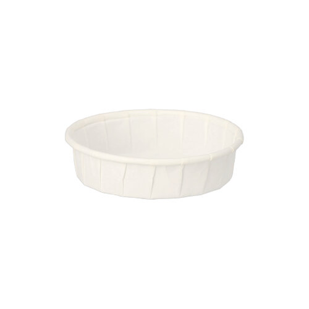 Papstar Dressingbecher, Papier "pure" 25 ml Ø 6 cm · 1,5 cm weiss