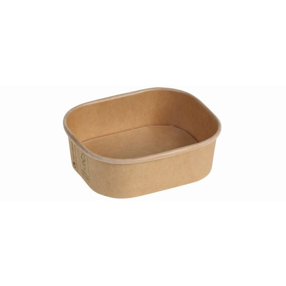 Pacovis Schale Kraft/PLA, 275ml, 125x105x40mm, naturesse